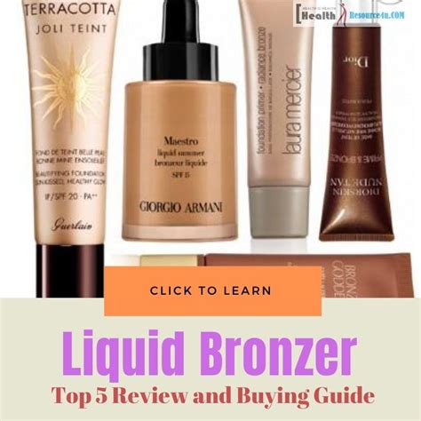 best liquid bronzers for face.